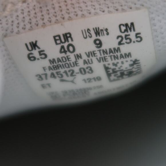 Puma Shoes Womens 9 Vikky Sneakers Casual Lifestyle Trainer Comfort Active White - Picture 11 of 11